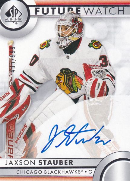 AUTO RC karta JAXSON STAUBER 23-24 SP Authentic Future Watch Autograph /999